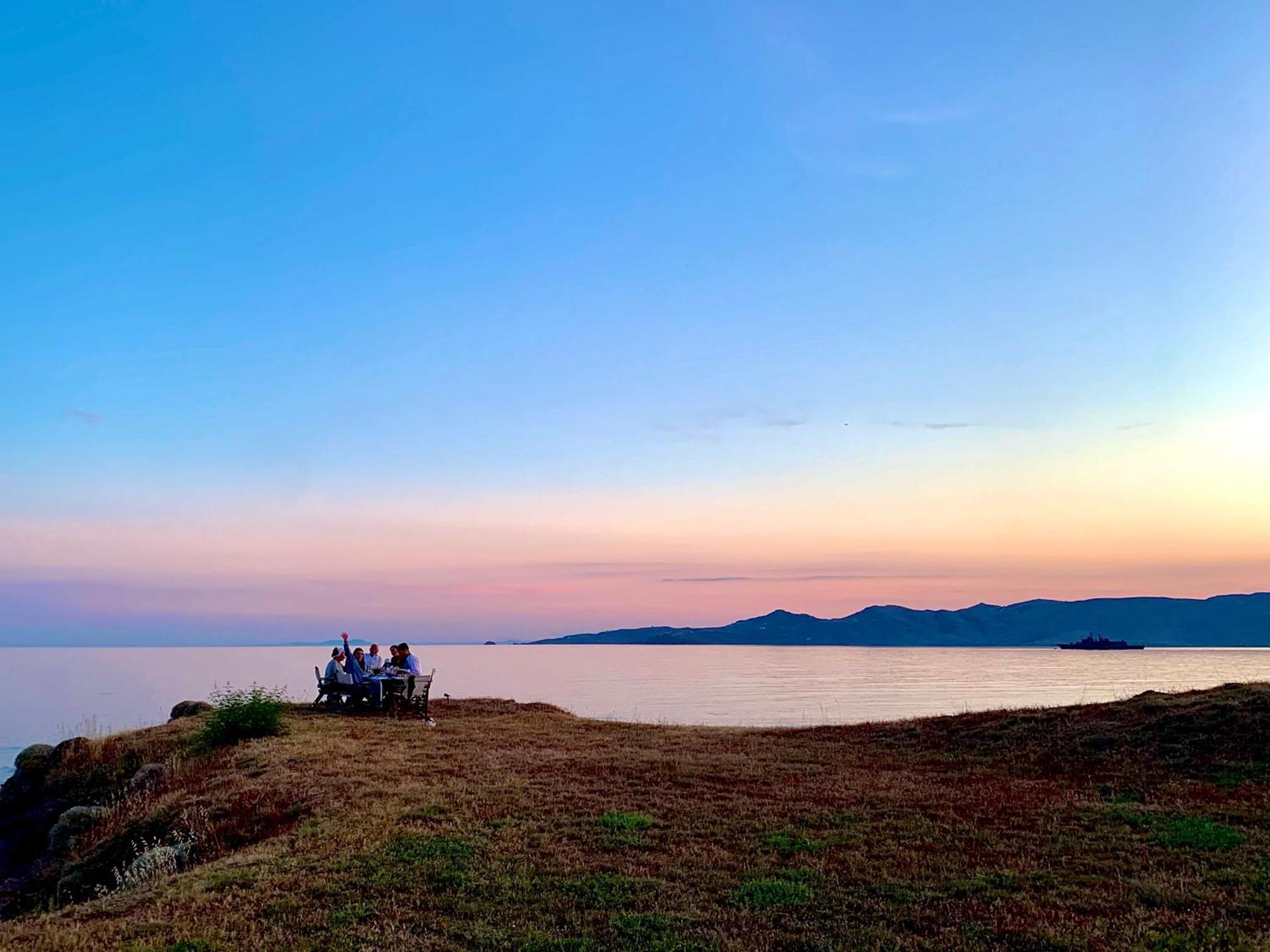 Beach House Set In A Beautiful Bay 카리스토스 외부 사진